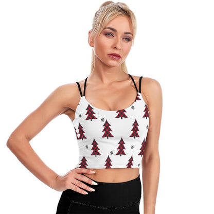 Top Deportivo Crop 2-en-1 | Sin Varillas + Relleno S-2XL