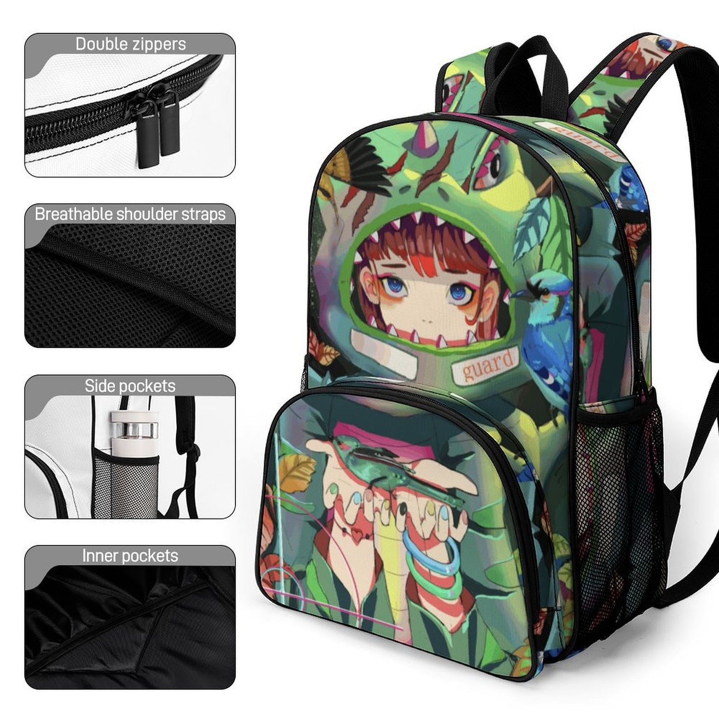 Mochila Escolar Personalizada para Niños | Impermeable y con Foto