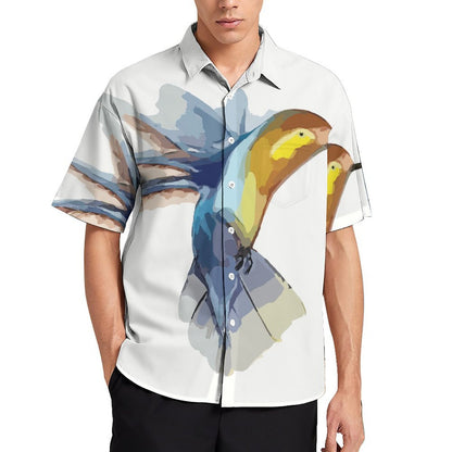 A Short Sleeved Shirt Oil Painting, Magpie