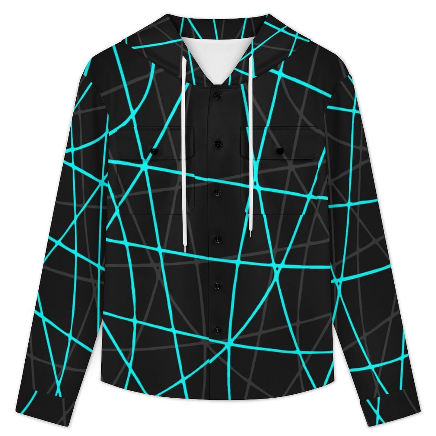 Chamarra Camisa con Capucha Personalizable para Hombre