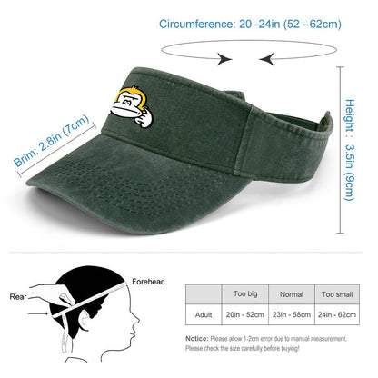 Visera de Mezclilla Personalizada | Protege tu Rostro, Libera tu Peinado