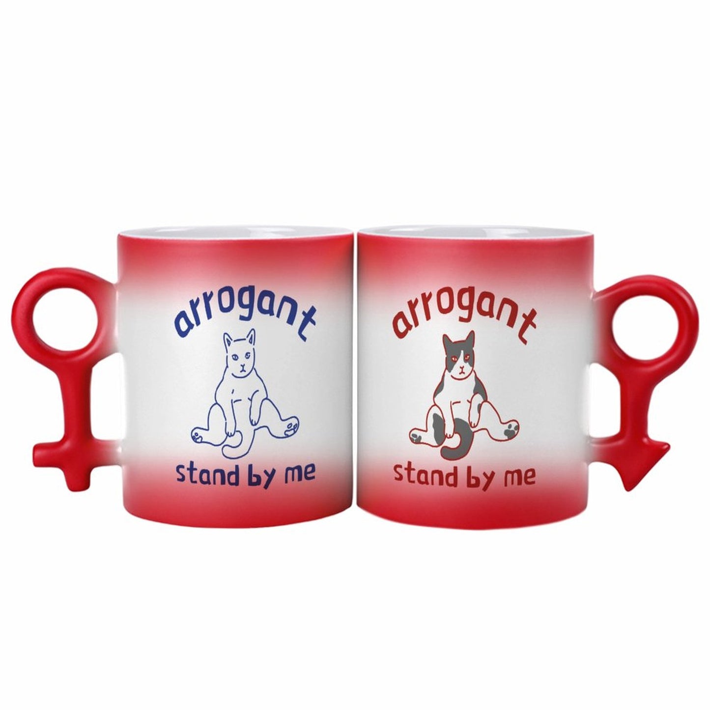 Set Tazas Mágicas Pareja Personalizadas | Foto Aparece con Calor