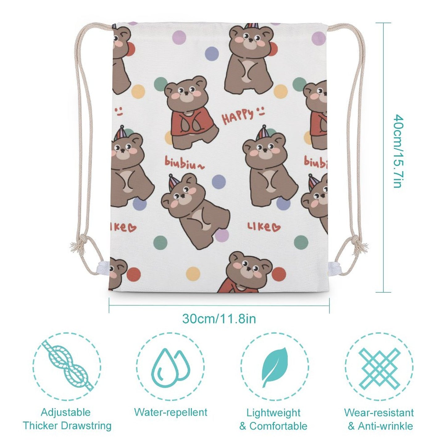 Mochila Saco de Lona 12oz Personalizada | Morral de Cuerdas Algodón