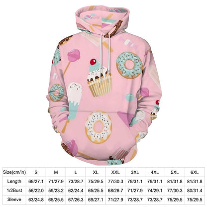 Hoodie French Terry Oversized | Capucha Doble & Tallas Hasta 6XL