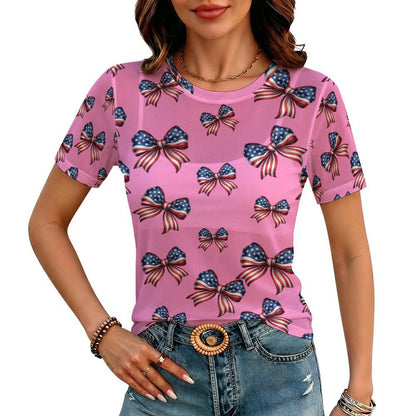 Short-sleeved Mesh T-shirt 333