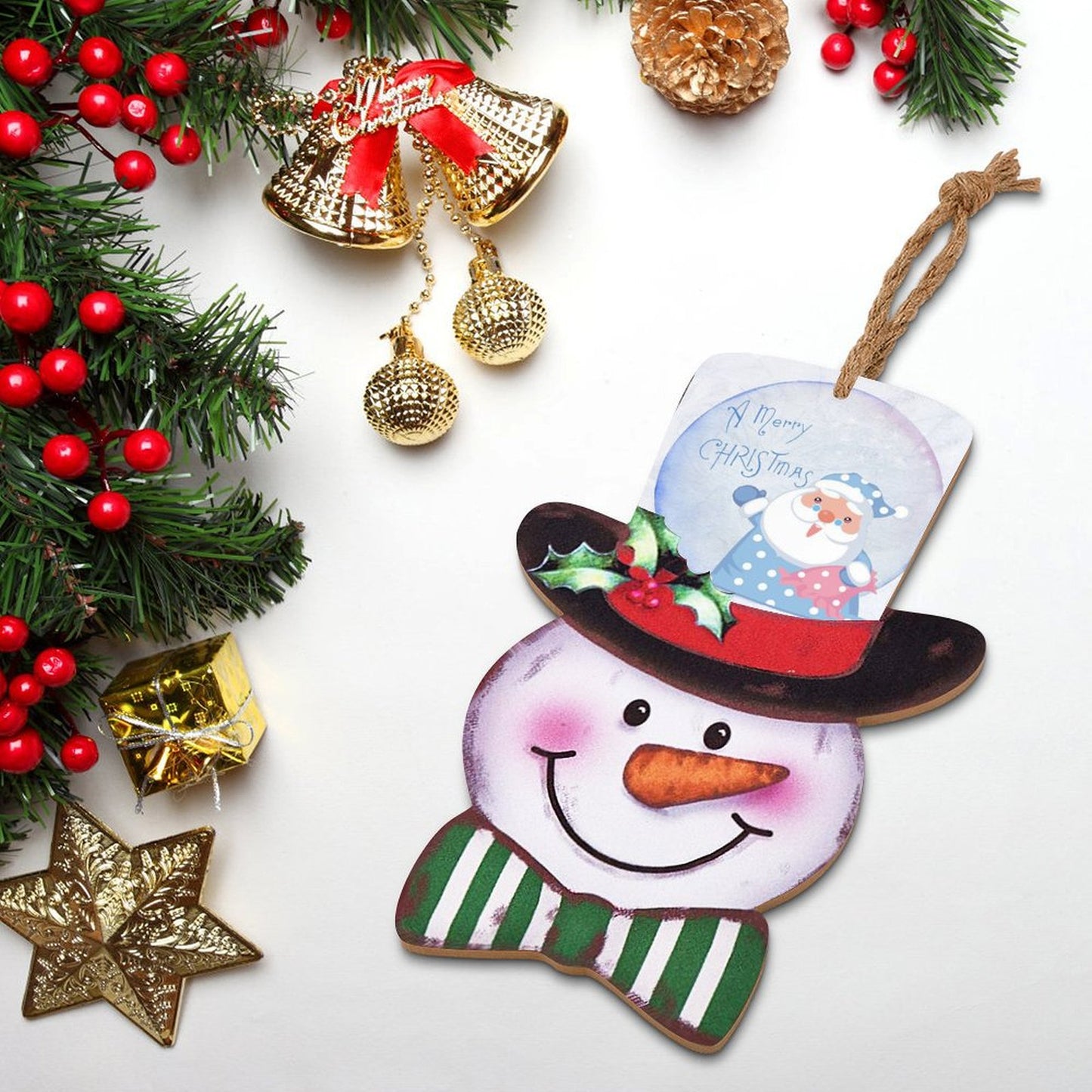 Tu Letrero de Puerta Navideño | Bienvenida Rústica y Personalizada