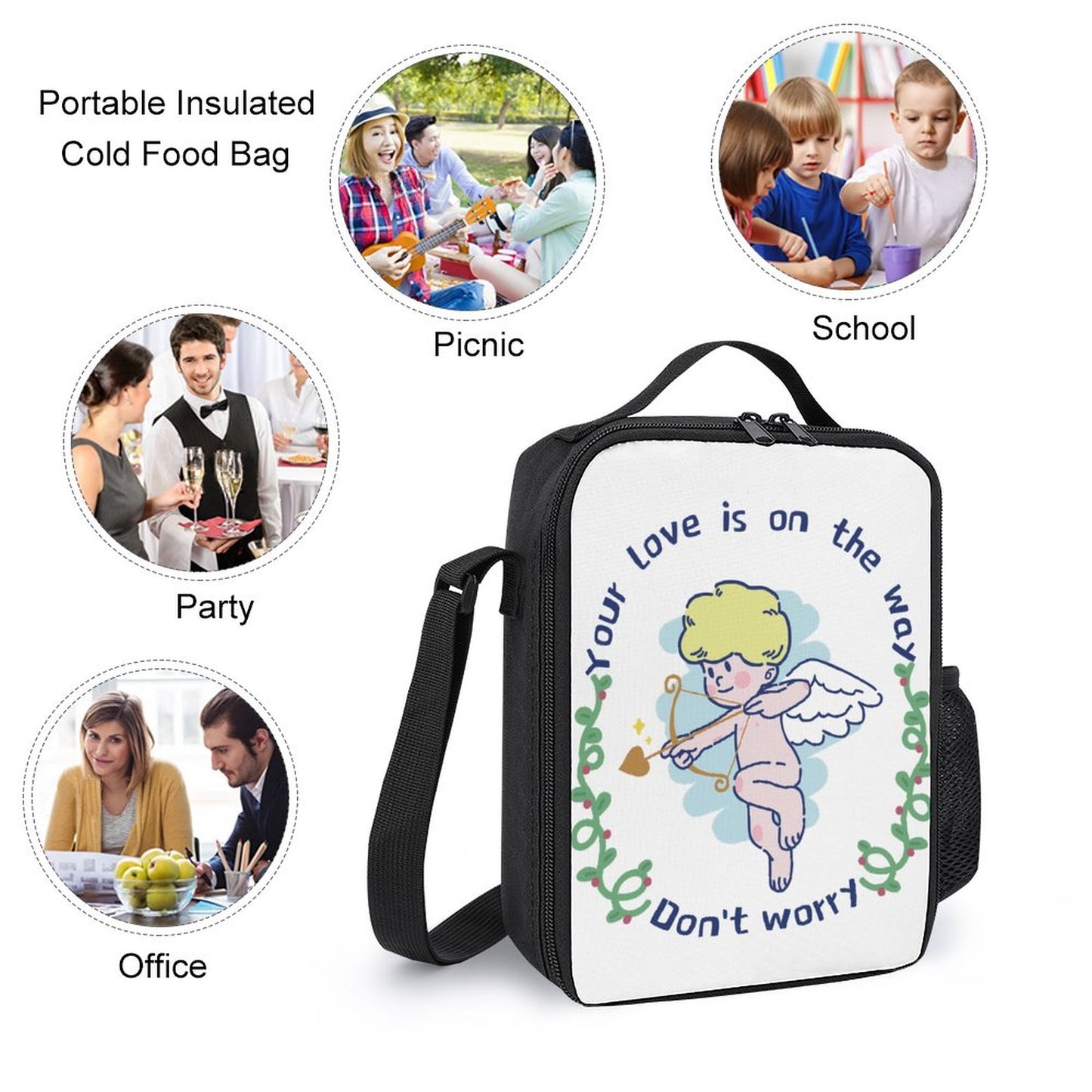 Lonchera Térmica Personalizada | Poliéster 600D Resistente | Bolsa Almuerzo