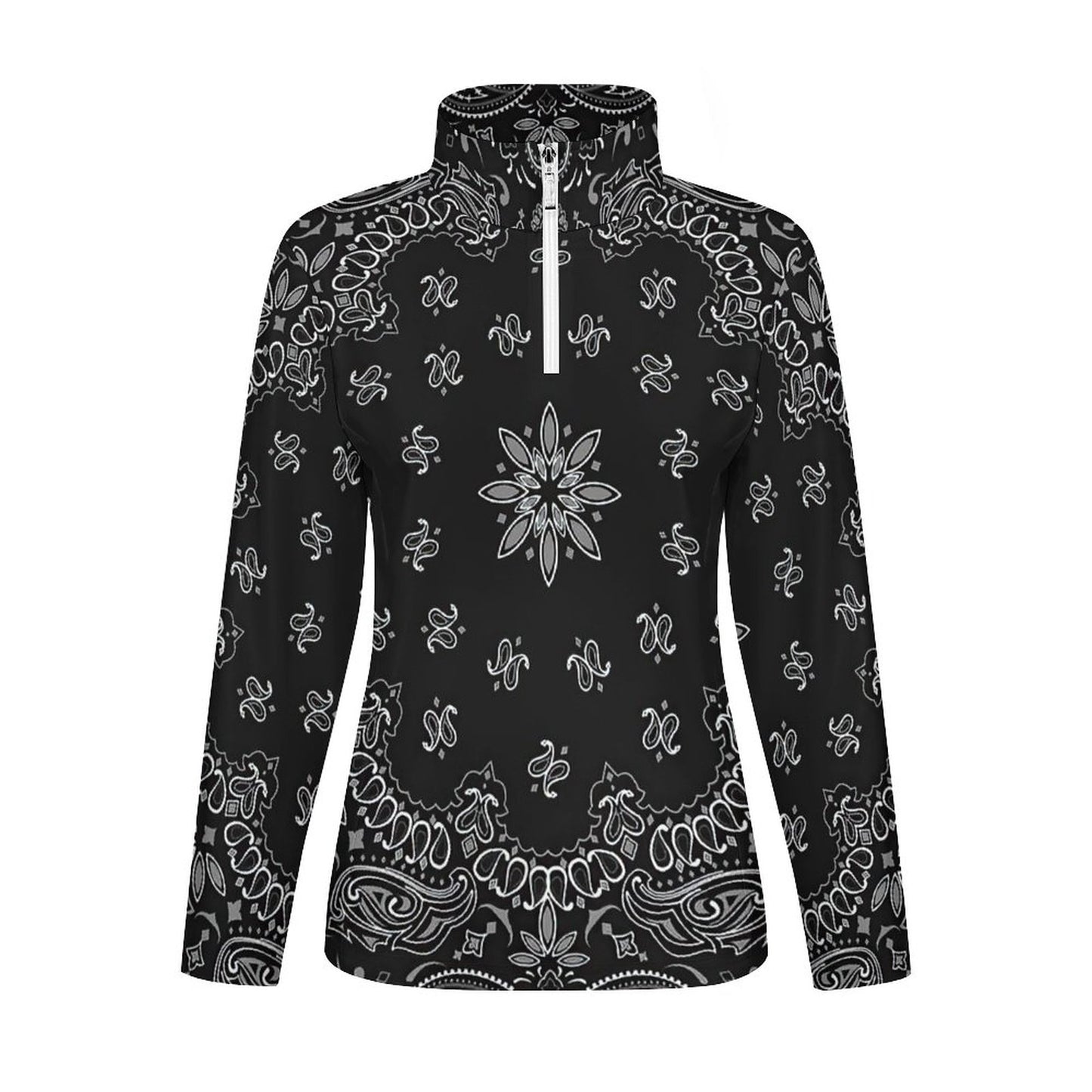 Top Compresión Mujer 1/4 Zip | Camiseta Lycra Running
