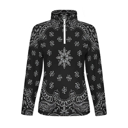 Top Compresión Mujer 1/4 Zip | Camiseta Lycra Running