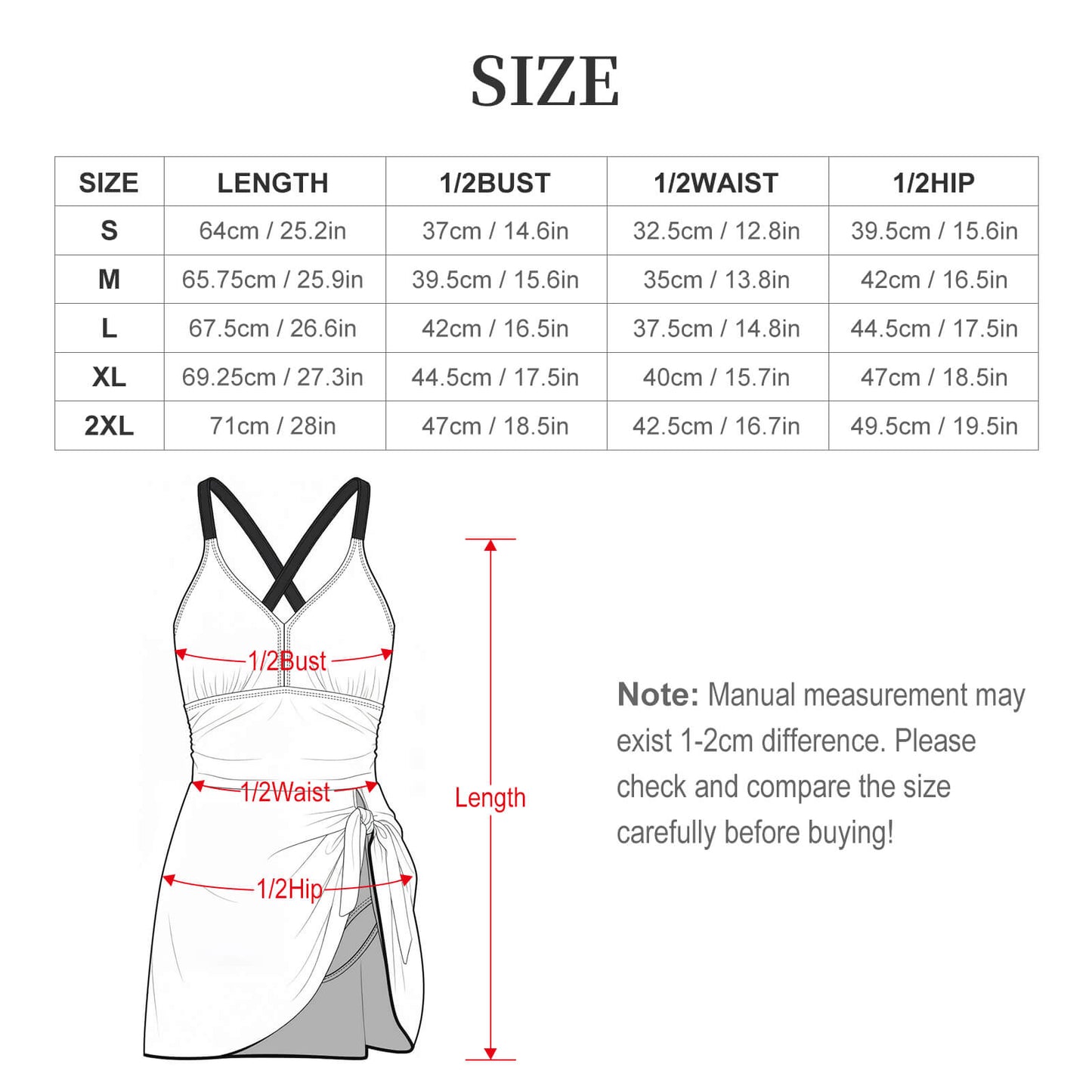 Traje de Baño Tipo Vestido con Pantaloncillo Integrado y Amarres Laterales, Personalizable