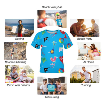 Playera Personalizada para Niños Full Print | Tu Diseño Aquí