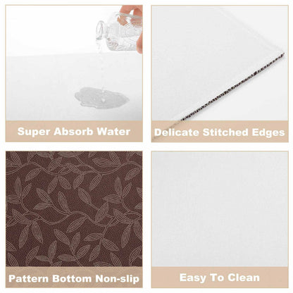 Tapete Baño Terciopelo Personalizado Antiderrapante | Ultra Absorbente