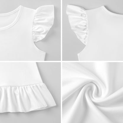 Camisola para Niña con Olanes Personalizable