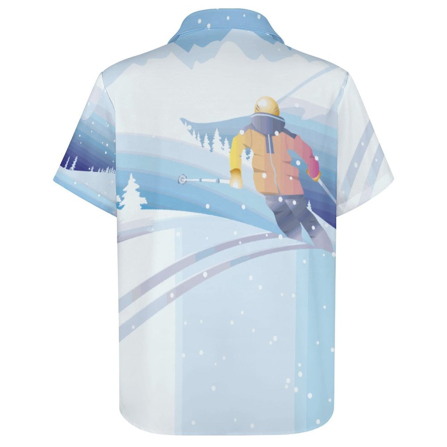 Pocket Less Short Sleeved Shirt Skiing, Winter Sports