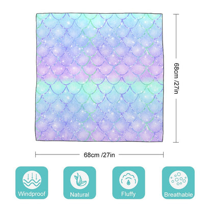 Pañoleta Cuadrada Satinada Personalizada | Accesorio Multiusos 68cm
