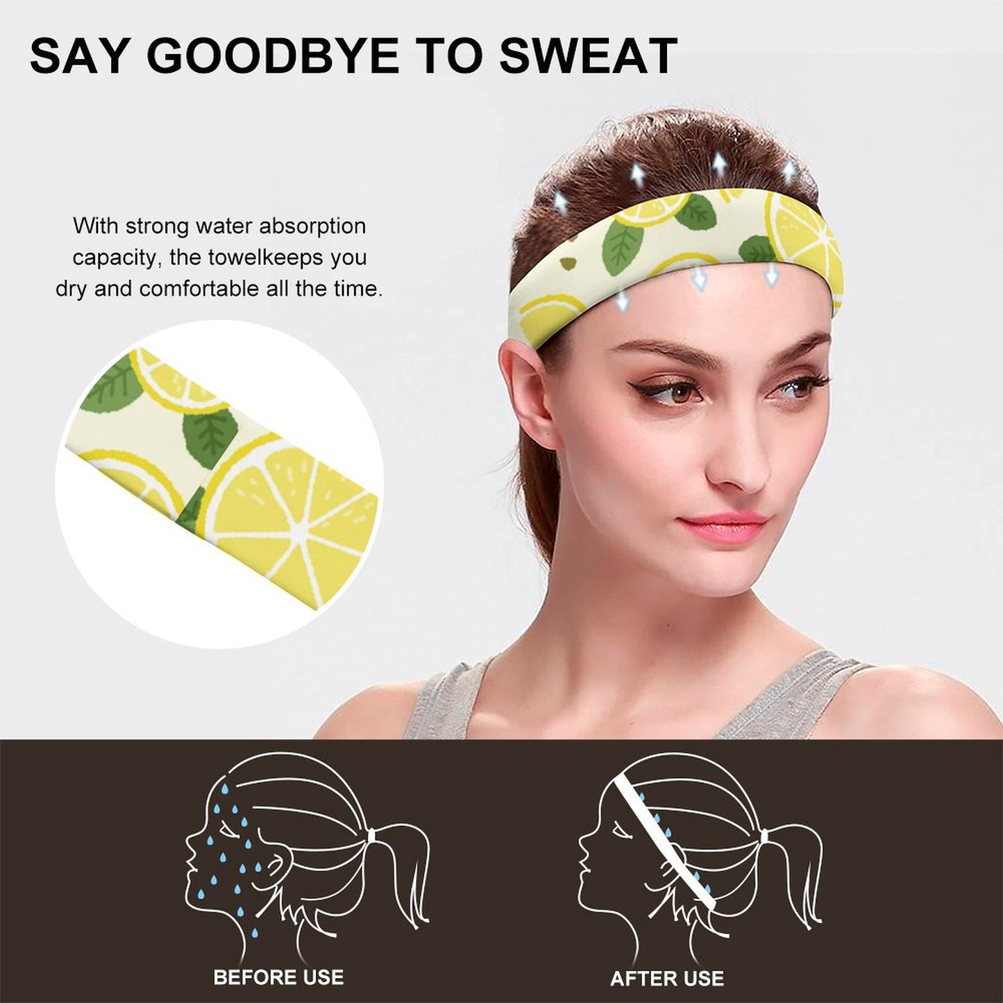 Banda Deportiva para el Sudor Personalizada | Headband Running