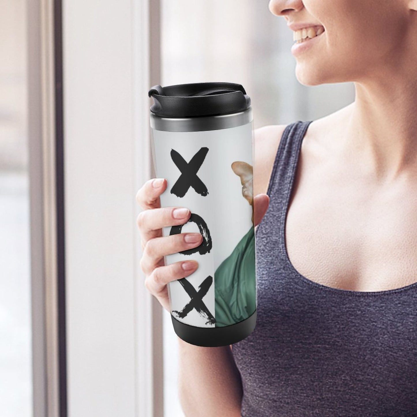 Termo Mug Personalizado 380ml | Acero Inox Desmontable & Tapa Snap