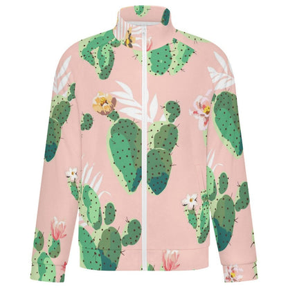 Fleece Jacket Cactus, Tropical, Pink