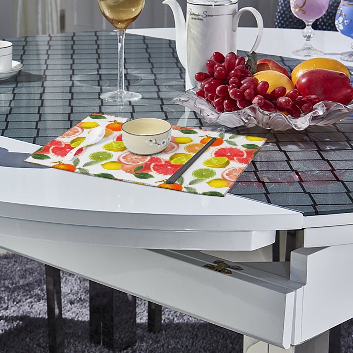 Manteles Individuales de Lona (Set de 4) | Viste tu Mesa con Arte y Protección