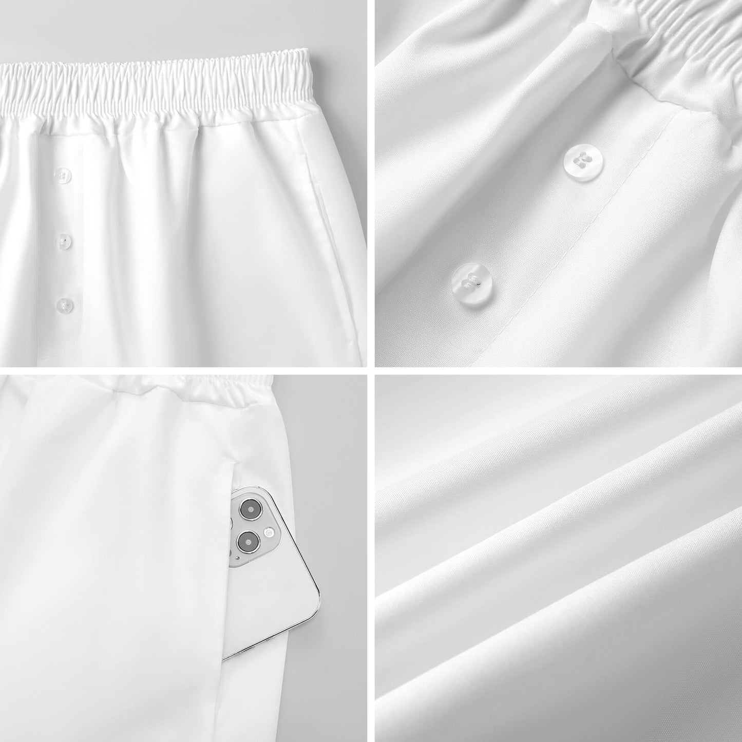 Shorts de Satén Personalizables para Mujer