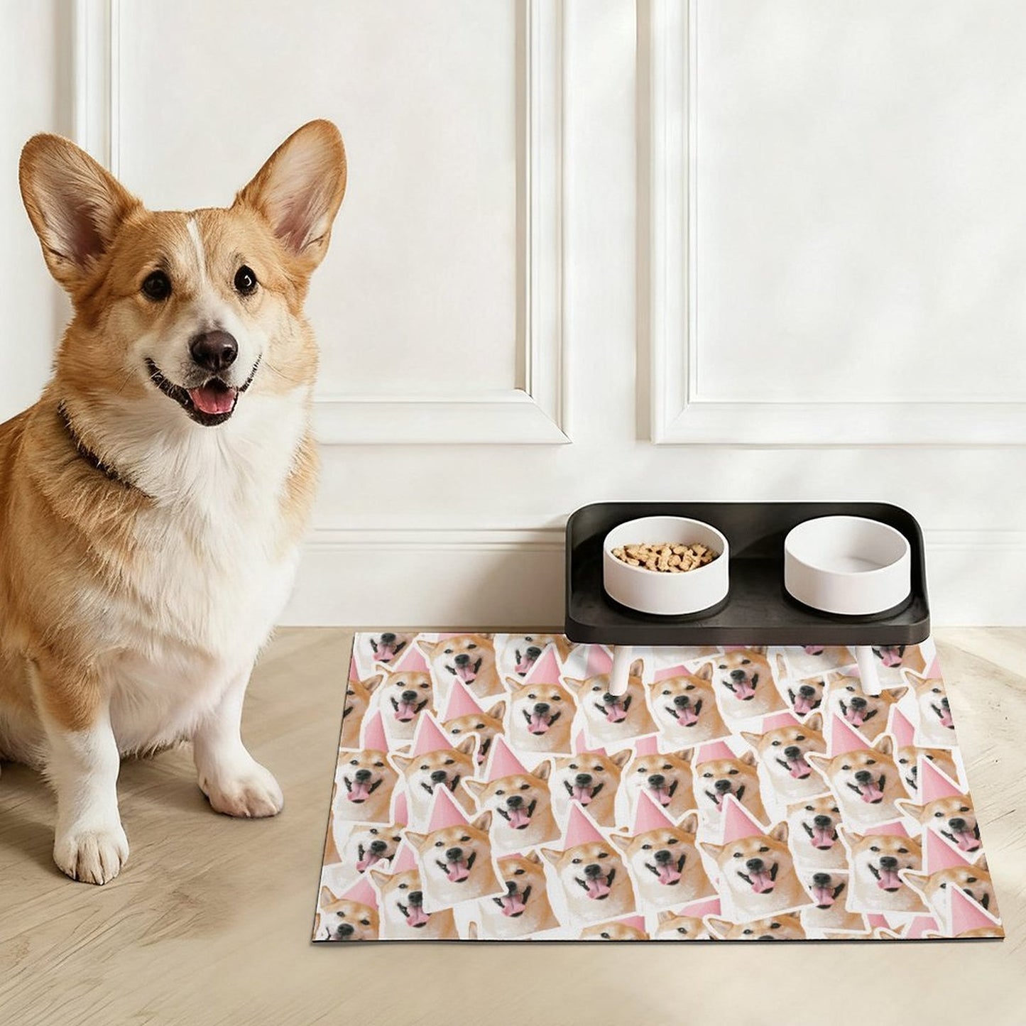 Tapete Comedero Personalizado para Mascotas | Tierra de Diatomeas Absorbente
