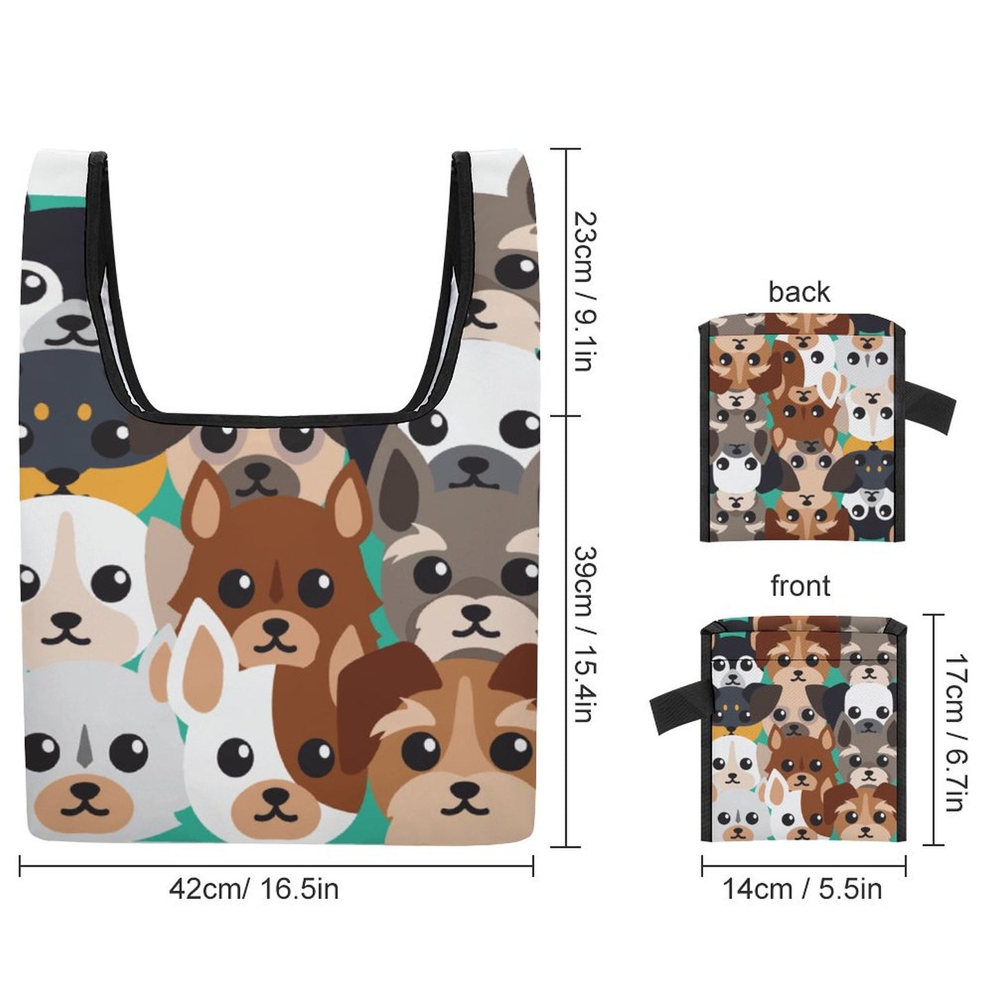 Bolsa de Compras Plegable Personalizada | Reutilizable y Resistente 18kg