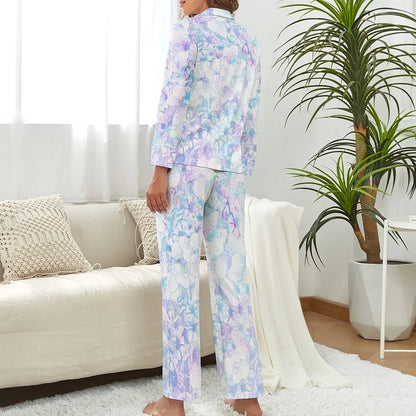 Pijama Personalizada para Mujer | Conjunto V-Neck con Foto