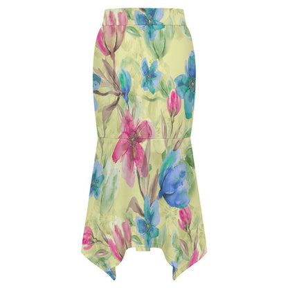 Bell-shaped Hemmed Skirt 1 (177)