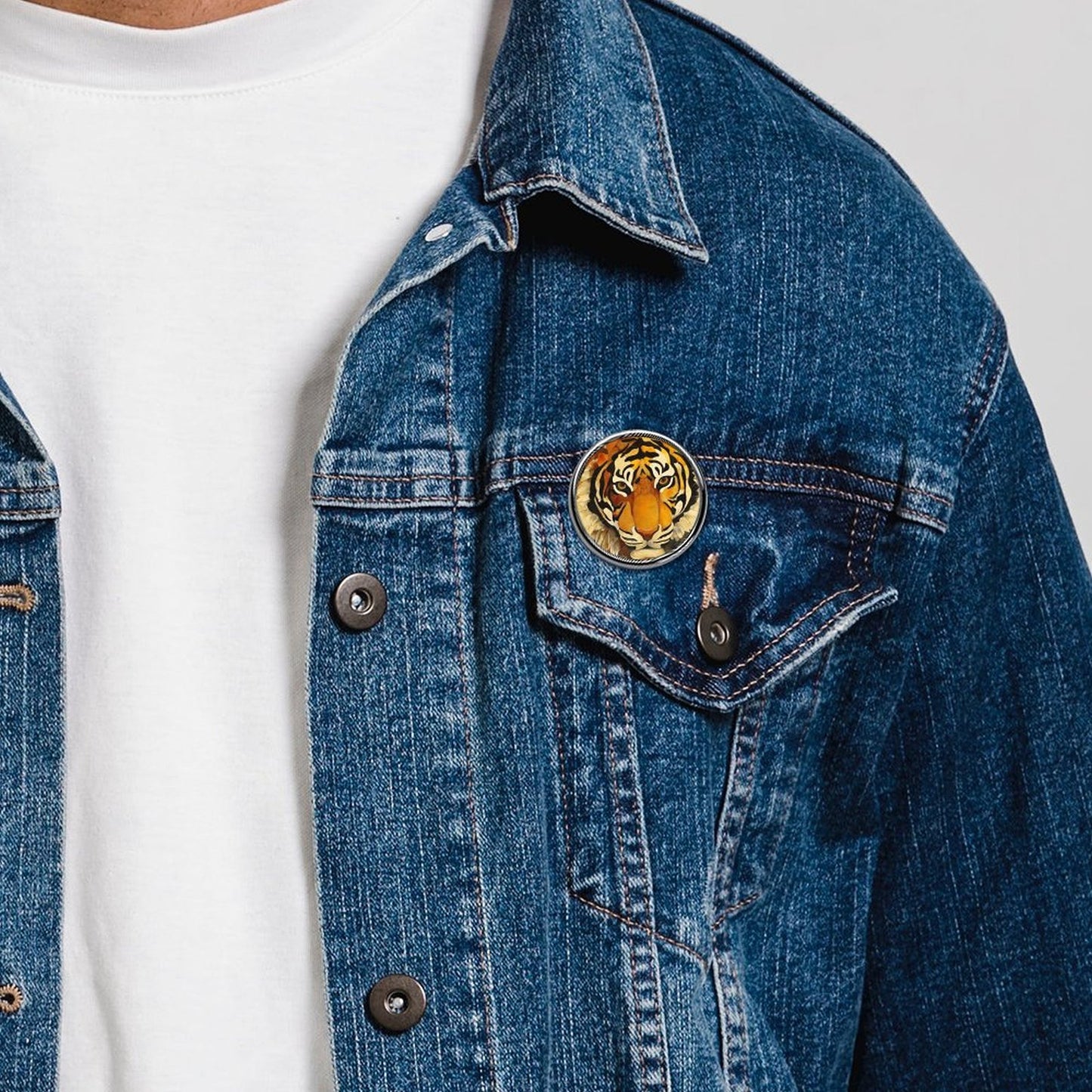 Pin Metálico Redondo Personalizado | Prendedor Clásico de 1 Pulgada