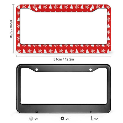Portaplacas de Aluminio Personalizado | Diseño para Placa Americana