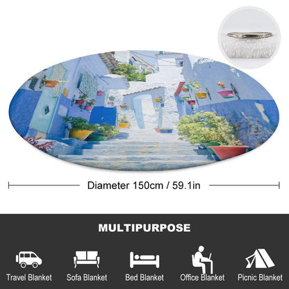 Manta Redonda Personalizada | Rompe las Reglas de la Decoración