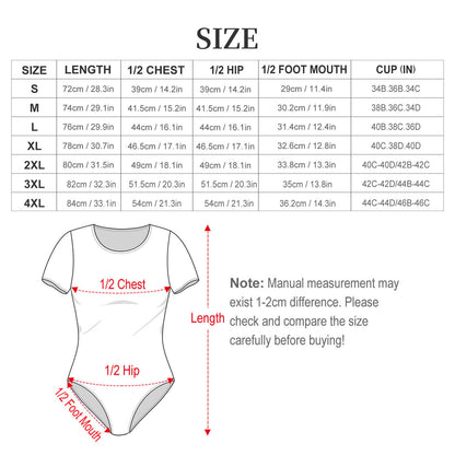 Body Manga Corta con Broches | Top Ajustado Mujer Personalizado
