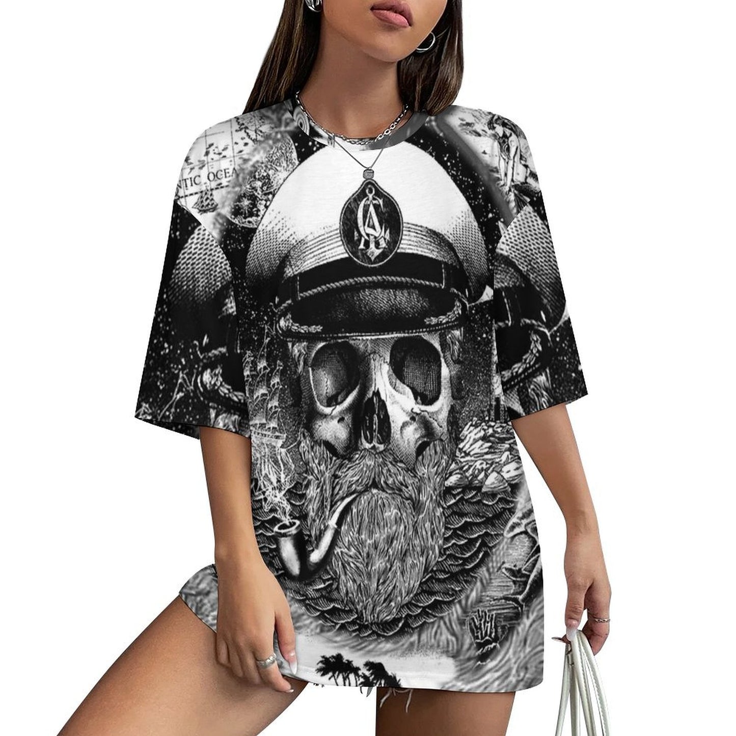 Playera Personalizable de Algodón | Tu Diseño en Corte Holgado Urbano