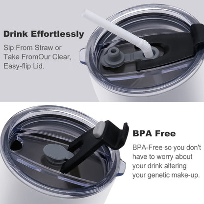 Vaso Térmico Personalizado 20oz con Popote | Acero Inox 304 & Impresión UV