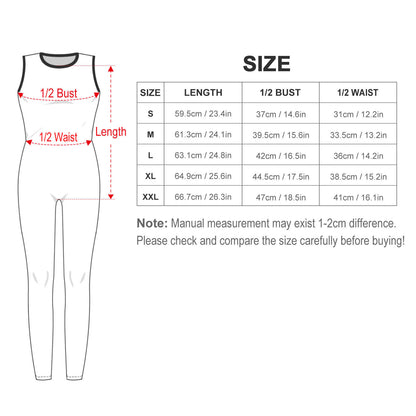 Jumpsuit Deportivo Personalizado con Cierre Trasero | Entero de Yoga con Estampado Completo