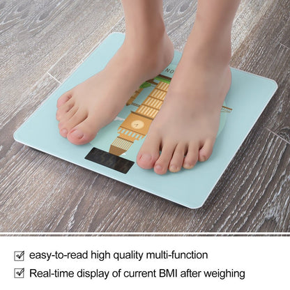 Báscula Digital Personalizada | Vidrio Templado + Cinta Métrica (Regalo Fitness)