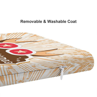 Cojín de Asiento Memory Foam Personalizado | Funda Lavable 38x35cm