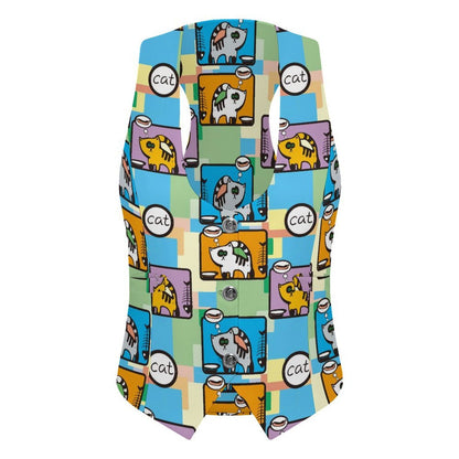 Suit Jacket And Vest Food Cat