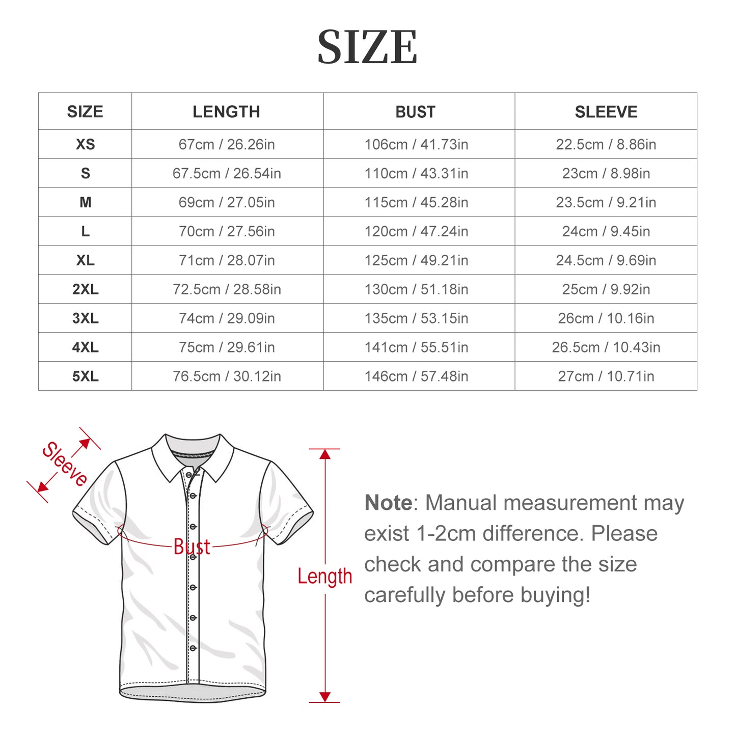 Camisa Personalizada de Manga Corta para Mujer con Cuello y Estampado Completo