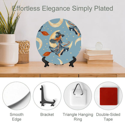Lightweight Decorative Tray Witches, Flights, Moons, Broomsticks