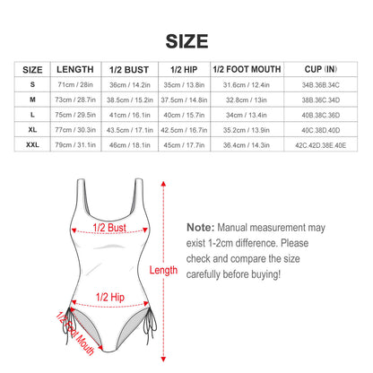 Traje de Baño Entero Mujer | Tirantes Ajustables y Copas Removibles