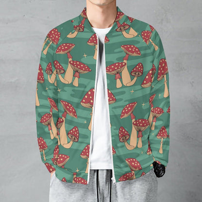 Sudadera Bomber con Cierre | Manga Raglán Personalizada | Chamarra Ligera