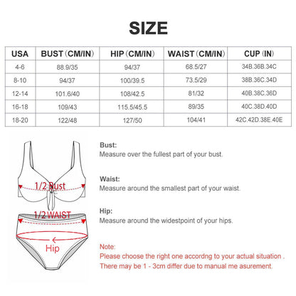 Bikini Talle Alto Personalizado | Conjunto Vintage con Nudo Frontal