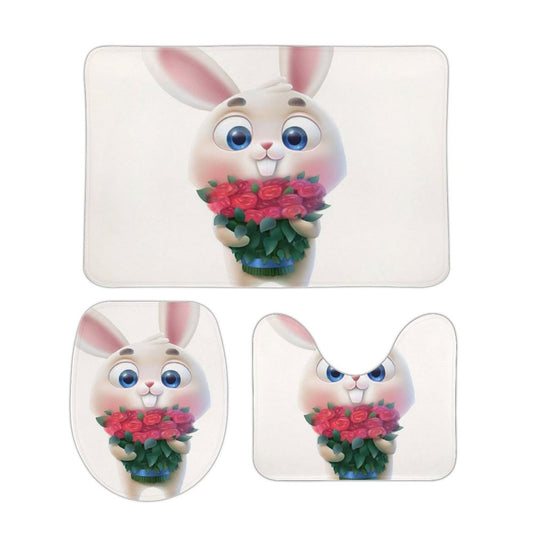 Set de Baño 3 Piezas Personalizado | Tapetes Antideslizantes