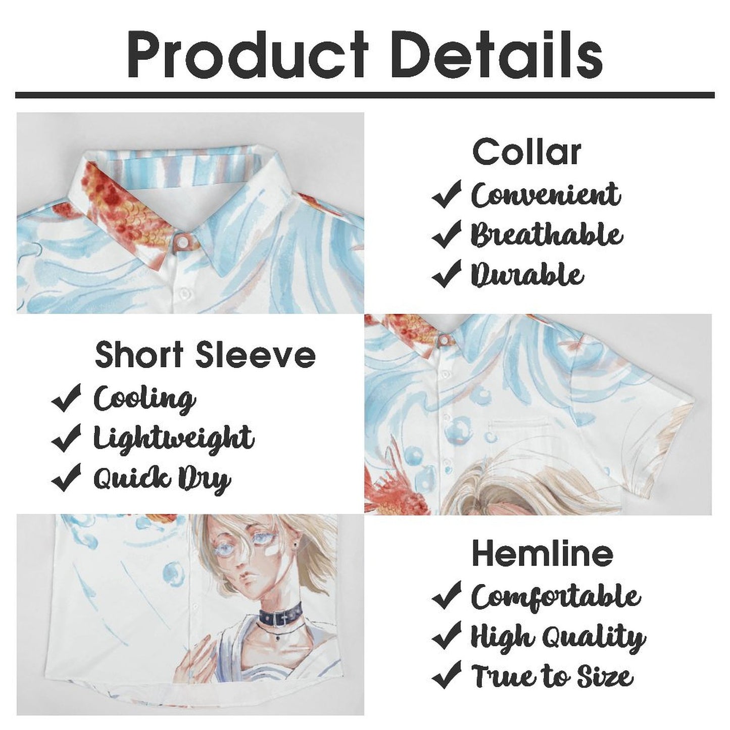 Camisa Casual Personalizada para Hombre | Diseña con Tu Foto/Logo