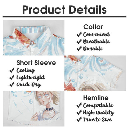 Camisa Casual Personalizada para Hombre | Diseña con Tu Foto/Logo