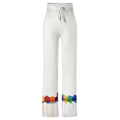 Pantalón Recto Holgado con Cordón | Yoga y Lounge Personalizado