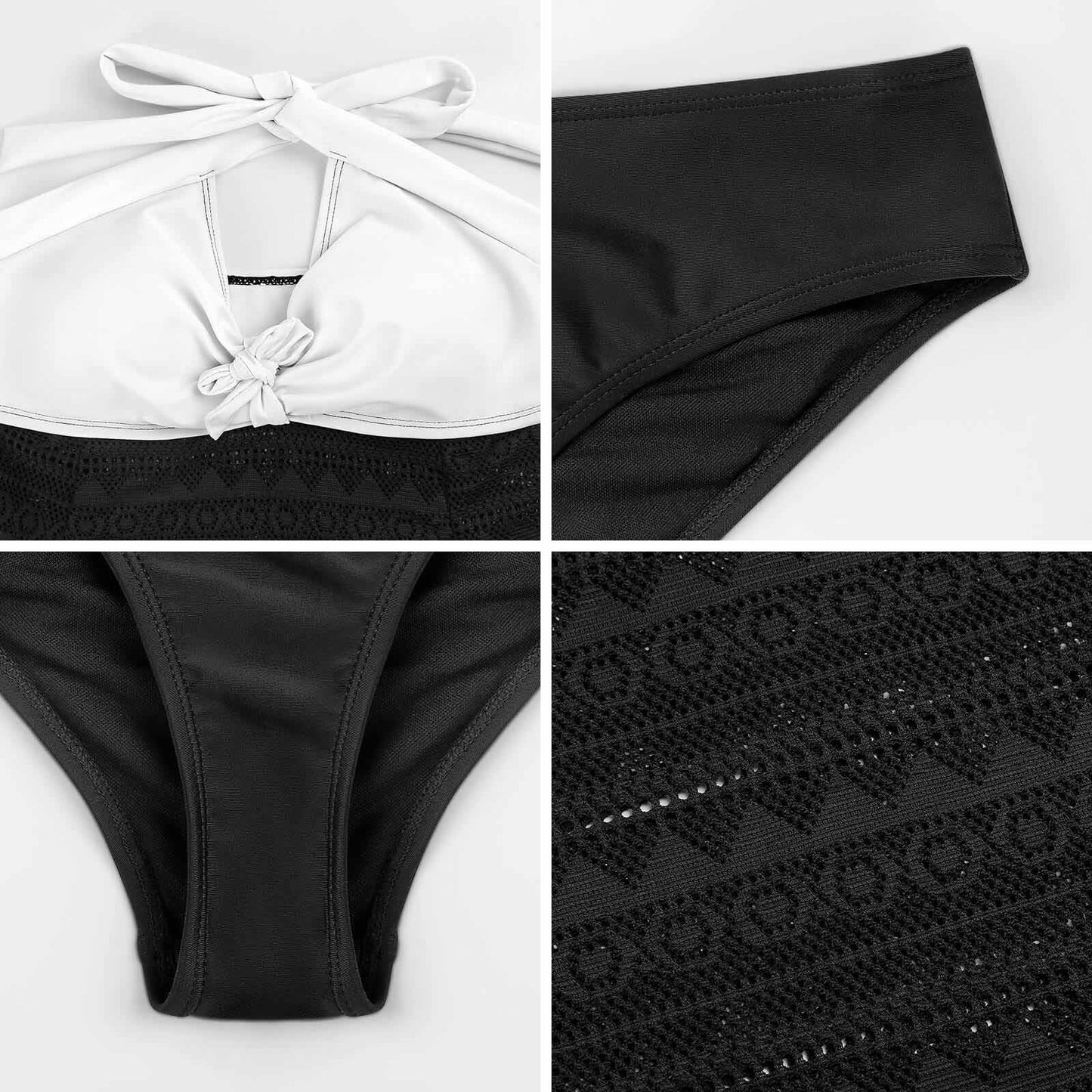 Bikini Halter Personalizable Mujer | Copas Removibles Amarres Ajustables