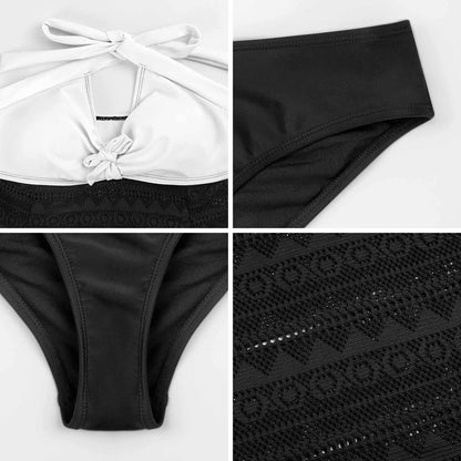Bikini Halter Personalizable Mujer | Copas Removibles Amarres Ajustables