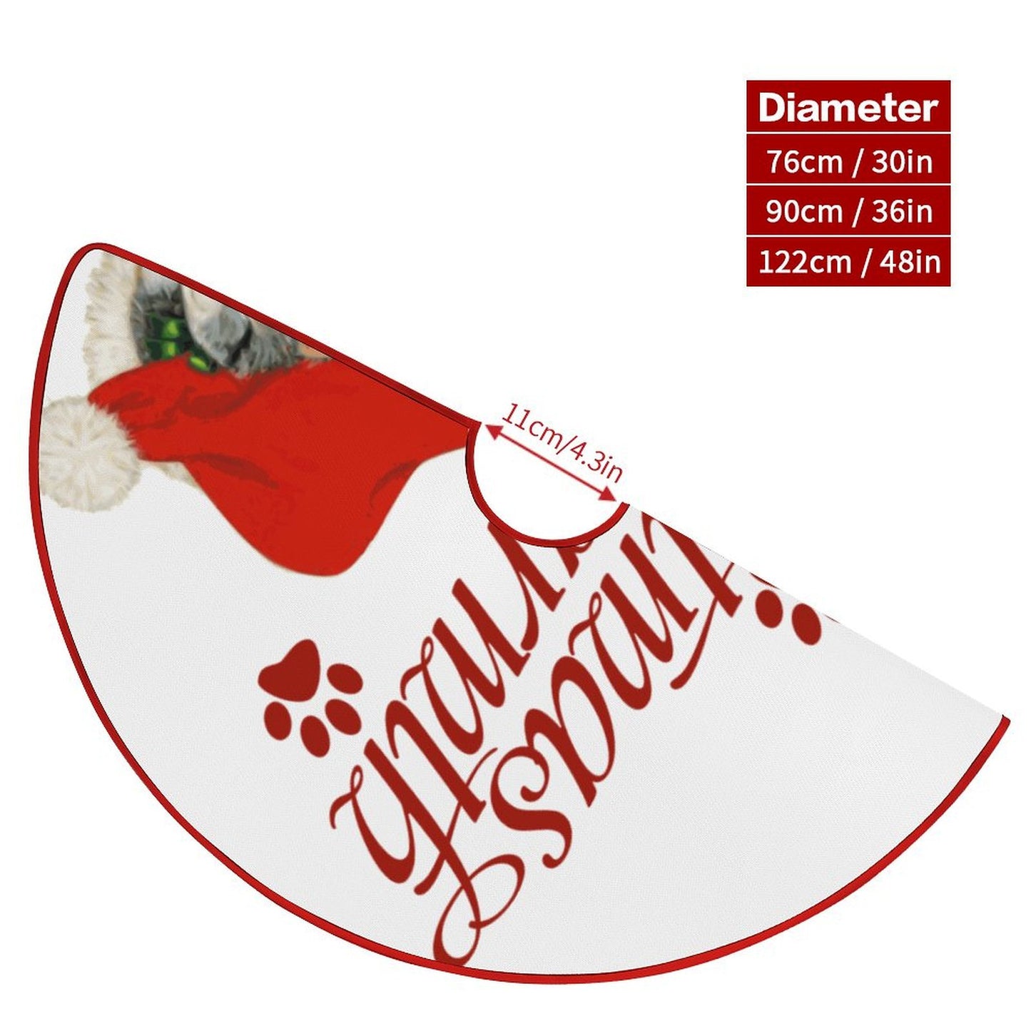 Enmarca tu Navidad: Cubre Pie de Árbol Reversible y Personalizado